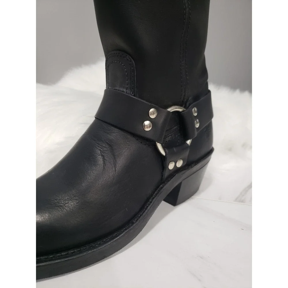 NEW NO BOX SZ 5.5 Women Frye Engineer Harness 12R Moto Biker Boots Riding Chore